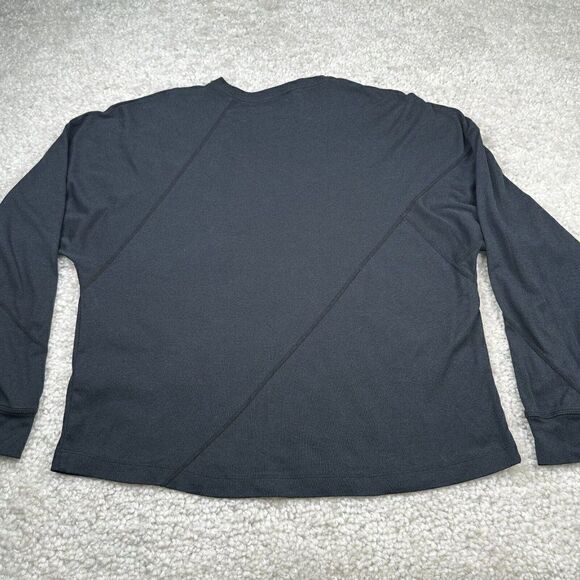 Nike Sportswear Black Oversized Dri Fit Long Sleeve Top - Picture 3 of 11